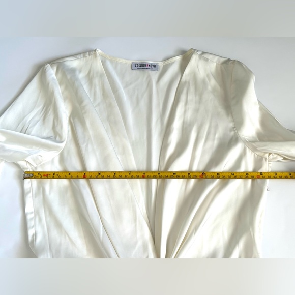 Fashion Nova Sugar Free Pearl color Mini Dress Sz. L - Picture 12 of 14